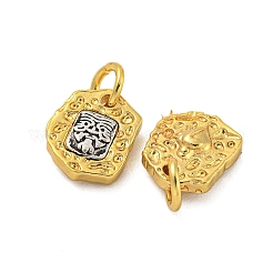 Long-Lasting Plated Brass Pendants&nbsp;KK-K387-01B-G