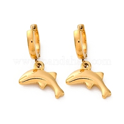 304 Stainless Steel Hoop Earrings&nbsp;LS-EJEW-F357-02G-04