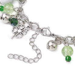 Alloy Multi Charms Chain Bracelets&nbsp;BJEW-JB11201