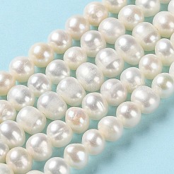 Natural Cultured Freshwater Pearl Beads Strands&nbsp;PEAR-E018-40