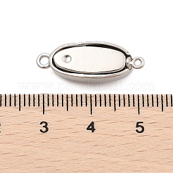 Brass Micro Pave Clear Cubic Zirconia Box Clasps&nbsp;LS-KK-C075-20P