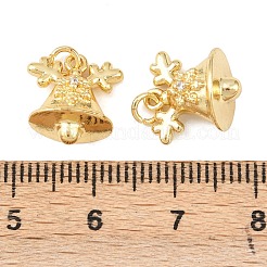 Brass Micro Pave Cubic Zirconia Pendants&nbsp;KK-G544-44G