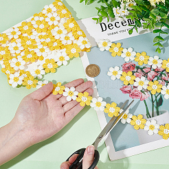 5 Yards Polyester Flower Ribbons&nbsp;OCOR-AR0002-07