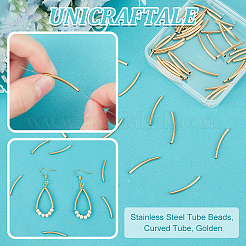 304 Stainless Steel Tube Beads&nbsp;STAS-UN0054-19