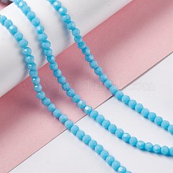 Faceted(32 Facets) Glass Beads Strands&nbsp;EGLA-J042-36A-04