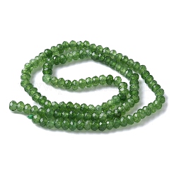 Dyed Natural Malaysia Jade Rondelle Beads Strands&nbsp;X-G-E316-2x4mm-57