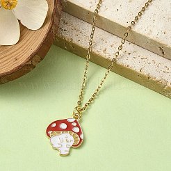 8Pcs 4 Styles Autumn Theme Alloy Enamel Pendants&nbsp;ENAM-YW0003-38