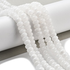 Natural White Jade Beads Strands&nbsp;LS-G-E507-01M