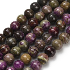 Natural Atlantisite Stichtite Beads Strands&nbsp;G-Z110-C06-4mm