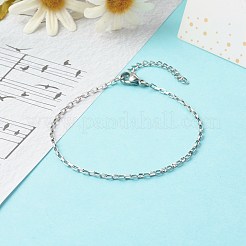 Non-Tarnish 304 Stainless Steel Box Chain Bracelets&nbsp;BJEW-JB06610