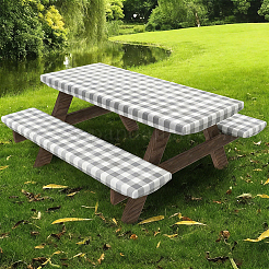 Plastic Table and Chair Cover&nbsp;AJEW-GF0013-84B