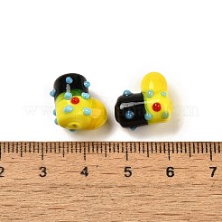 Handmade Lampwork Bumpy Beads Strands&nbsp;LAMP-U001-01B-1