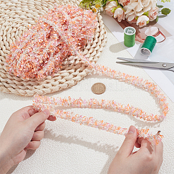 15Yards Polyester Lace Trims&nbsp;SRIB-PH0001-57B