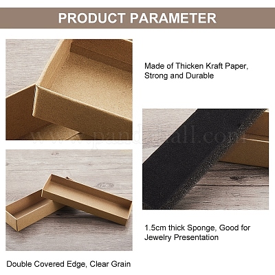 Paper Cardboard Bracelet Boxes&nbsp;CBOX-WH0004-09-1