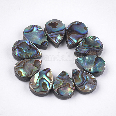 Abalone Shell/Paua Shell Beads&nbsp;SSHEL-T008-03-1