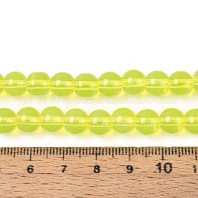 Baking Paint Glass Beads Strands&nbsp;DGLA-Q023-8mm-DB20-1