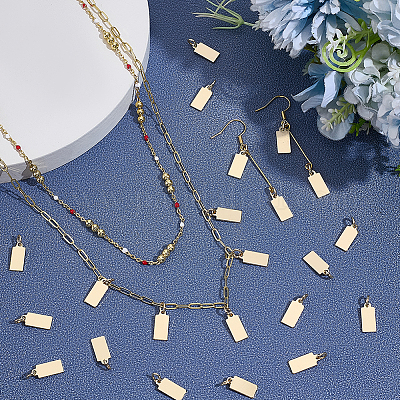 24Pcs Brass Pendants&nbsp;KK-PH0013-68-1