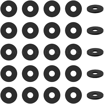 100Pcs Nylon Flat Washers&nbsp;FIND-CP0003-32-1