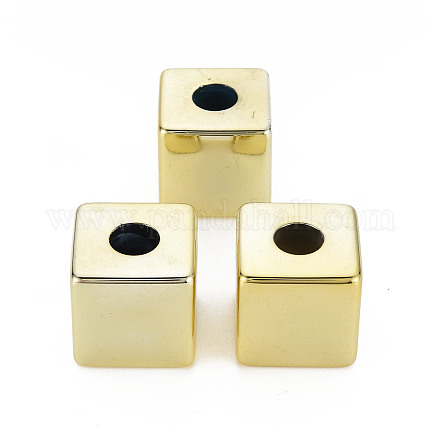 UV Plating Acrylic European Large Hole Beads&nbsp;X-PACR-T005-28C-1