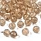 K9 Glass, Imitation Austrian Crystal Beads, Grade AAA, Faceted(96 Facets), Round, BurlyWood, 8mm, Hole: 0.9~1mm