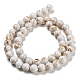 Assembled Synthetic Stone and Trochus Shell Beads Strands&nbsp;G-B128-08C-01-2