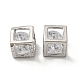 Brass Pave Cubic Zirconia Pendants&nbsp;KK-P250-21P-1