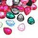 Acrylic Rhinestone Pointed Back Cabochons&nbsp;GACR-DJ0-13x18mmC-M-1