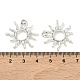Tibetan Style Alloy Sun Pendants&nbsp;X-TIBEP-M020-09AS-4