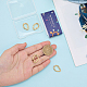 6Pcs Brass Spring Gate Clasps&nbsp;FIND-SC0020-67D-3