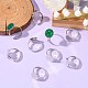 Brass Pad Ring Bases&nbsp;KK-EC022-12mm-N-NR-5