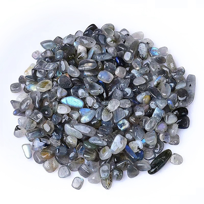 Spectrolite Tumbled Wholesale Natural Spectrolite Tumbled Chips - Pandahall.com