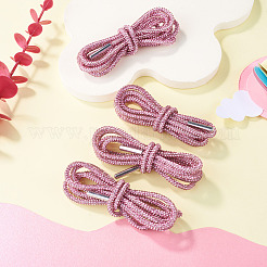 4Pcs Rhinestone Round Cord Shoelace&nbsp;FIND-TA0010-44P-03