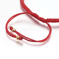 Nylon Cord Braided Bead Bracelets Making&nbsp;BJEW-F360-F18