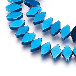 Electroplate Non-magnetic Synthetic Hematite Bead Strands&nbsp;G-I208-18-E-L