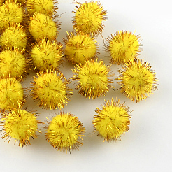 Handmade DIY Doll Craft Pom Pom Yarn Pom Pom Balls&nbsp;AJEW-R046-1.5cm-M