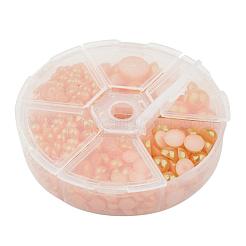1Box ABS Plastic Imitation Pearl Dome Cabochons&nbsp;SACR-JP0001-32