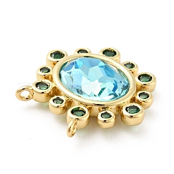 Brass Cubic Zirconia Pendants&nbsp;KK-G419-04G