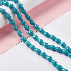 Faceted Glass Beads Strands&nbsp;GLAA-E037-01E