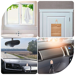 20Pcs Self-adhesive ABS Plastic Car Headrest Hook&nbsp;FIND-CP0002-50A