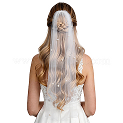 1Pc Polyester Mesh Bridal Veils&nbsp;AJEW-CP0011-53