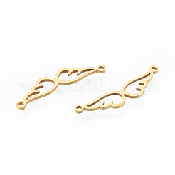 201 Stainless Steel Connector Charms&nbsp;STAS-N090-LA936-2