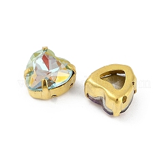 Brass Glass Rhinestone Sew on Rhinestones&nbsp;RGLA-U001-11G-02