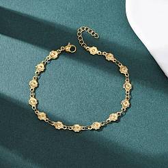 304 Stainless Steel Chain Bracelets&nbsp;BJEW-P376-04G