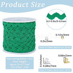 1 Strand Wave Bending Fringe Trim&nbsp;FIND-GF0006-65E
