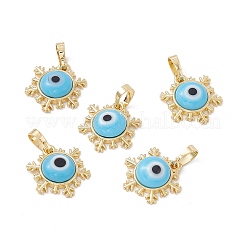 Handmade Evil Eye Lampwork Pendants&nbsp;LAMP-G157-04G