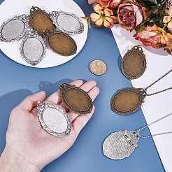 10Pcs 2 Colors Iron Ball Chain Necklaces&nbsp;IFIN-NB0001-67