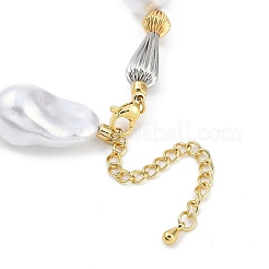 Rack Plating Brass Beaded Bracelets&nbsp;BJEW-P341-08C-G