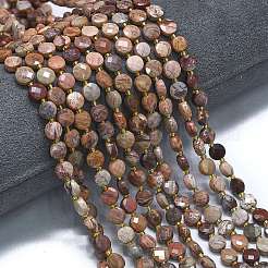 Natural Bloodstone Beads Strands&nbsp;G-K389-B59-01