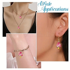 10Pcs Transparent Resin Pendants&nbsp;RESI-YW0005-12