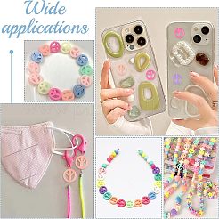 120Pcs Opaque Acrylic Beads&nbsp;SACR-CA0001-12